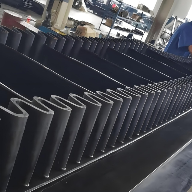 Rok rubber vervoerband met klampe sywand rubber vervoerband